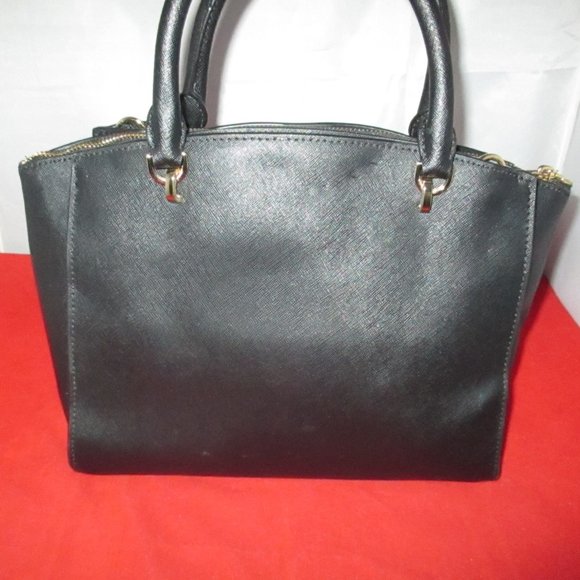 Michael Kors Ellis Saffiano Leather Satchel - Picture 12 of 13